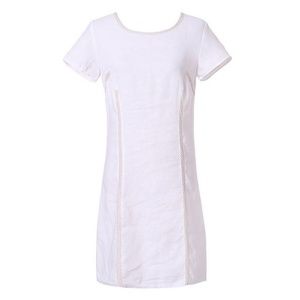 White Linen Dress